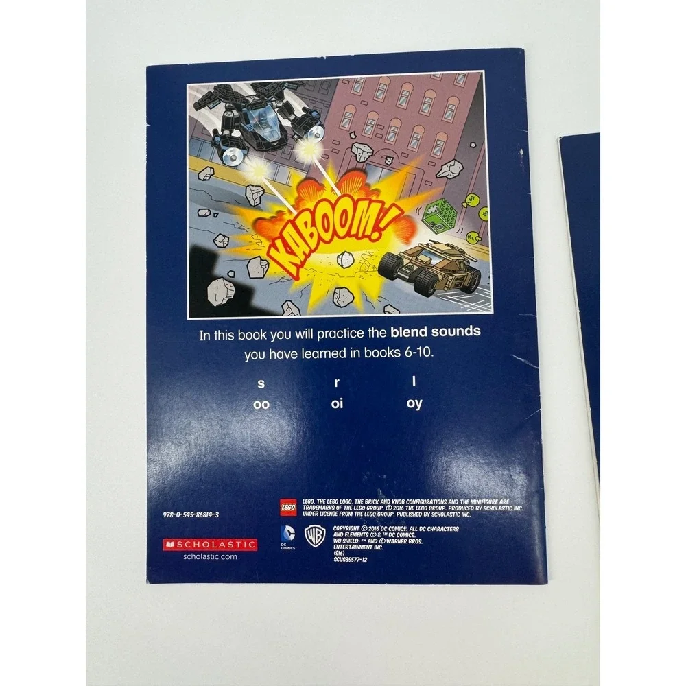 LEGO DC Comics Super Heroes Phonics Pack 2 Scholastic Readers Workbooks Set of 6
